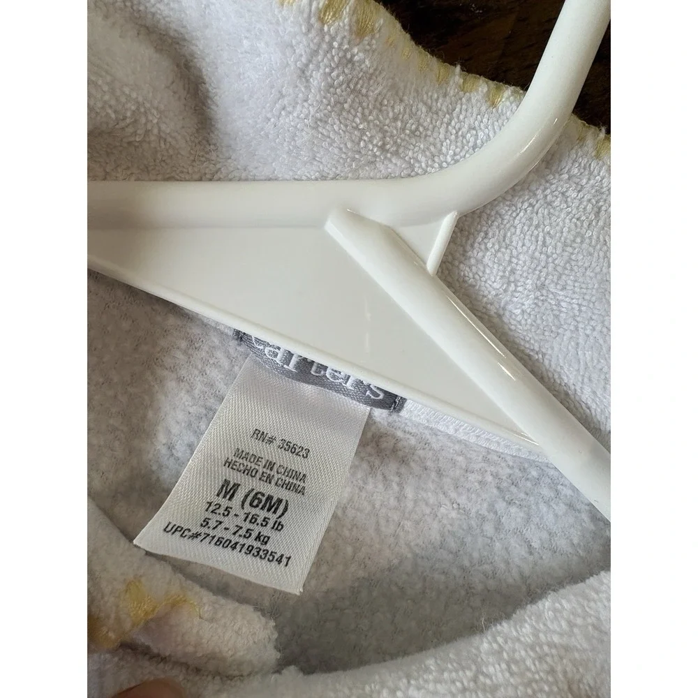 Terry Towel 6m Carter's Footsie Peakabooo Baby Sleepwear